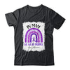 In May We Wear Purple Lupus Awareness Month Rainbow T-Shirt & Hoodie | Teecentury.com