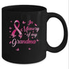 In Memory Of My Grandma Butterfly Breast Cancer Awareness Mug Coffee Mug | Teecentury.com