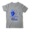 In November We Wear Blue Diabetes Awareness Butterfly T-Shirt & Hoodie | Teecentury.com