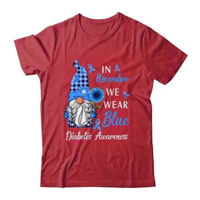 In November We Wear Blue Gnome Diabetes Awareness Shirt & Hoodie | teecentury