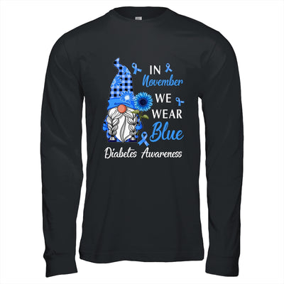 In November We Wear Blue Gnome Diabetes Awareness Shirt & Hoodie | teecentury