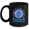 In November We Wear Blue Sunflower Diabetes Awareness Month Mug | teecentury