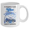 In November We Wear Blue Truck Diabetes Awareness Mug Coffee Mug | Teecentury.com