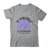 In November We Wear Periwinkle Stomach Cancer Awareness Rainbow T-Shirt & Hoodie | Teecentury.com