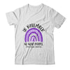 In November We Wear Purple Crohns Disease Awareness Rainbow T-Shirt & Hoodie | Teecentury.com