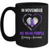In November We Wear Purple Epilepsy Awareness Hope Love Faith Mug Coffee Mug | Teecentury.com