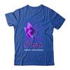 In November We Wear Purple Pancreatic Cancer Awareness Butterfly T-Shirt & Hoodie | Teecentury.com