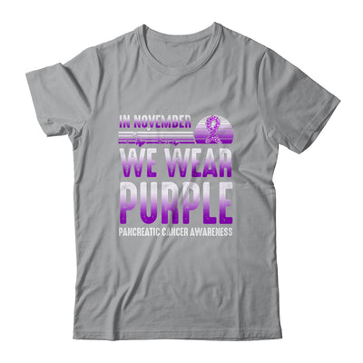 In November We Wear Purple Pancreatic Cancer Awareness Shirt & Hoodie | teecentury