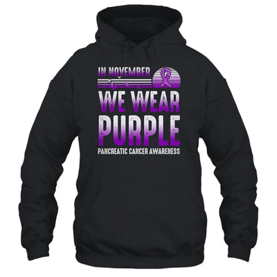 In November We Wear Purple Pancreatic Cancer Awareness Shirt & Hoodie | teecentury