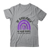 In November We Wear Purple Pancreatic Cancer Awareness Rainbow T-Shirt & Hoodie | Teecentury.com