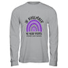 In November We Wear Purple Pancreatic Cancer Awareness Rainbow T-Shirt & Hoodie | Teecentury.com