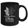 In November We Wear White Lung Cancer Awareness Butterfly Mug Coffee Mug | Teecentury.com