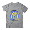 In October We Wear Blue And Yellow Down Syndrome Awareness T-Shirt & Sweatshirt | Teecentury.com