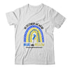 In October We Wear Blue And Yellow Down Syndrome Awareness T-Shirt & Sweatshirt | Teecentury.com