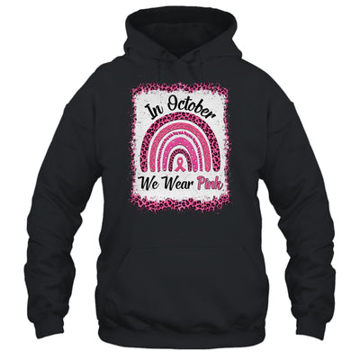 In October We Wear Breast Cancer Awareness Rainbow T-Shirt & Hoodie | Teecentury.com