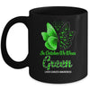 In October We Wear Green Liver Cancer Awareness Butterfly Mug Coffee Mug | Teecentury.com