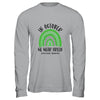 In October We Wear Green Liver Cancer Awareness Rainbow T-Shirt & Hoodie | Teecentury.com