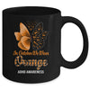 In October We Wear Orange ADHD Awareness Butterfly Mug Coffee Mug | Teecentury.com