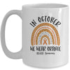 In October We Wear Orange ADHD Awareness Rainbow Mug Coffee Mug | Teecentury.com