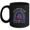 In October We Wear Pink And Blue Infant Loss Awareness Mug Coffee Mug | Teecentury.com