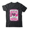 In October We Wear Pink And Watch Football Cancer Awareness Shirt & Hoodie | teecentury