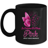 In October We Wear Pink Breast Cancer Awareness Butterfly Mug Coffee Mug | Teecentury.com