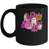 In October We Wear Pink Ghosts Pumpkins For Breast Cancer Mug Coffee Mug | Teecentury.com