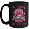 In October We Wear Pink Motorcycle Breast Cancer Bikers Mug Coffee Mug | Teecentury.com