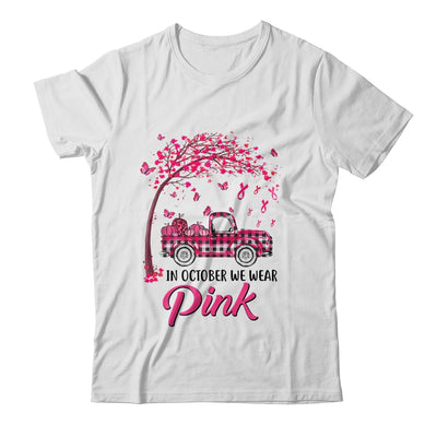 In October We Wear Pink Pumpkin Breast Cancer Awareness T-Shirt & Sweatshirt | Teecentury.com