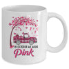 In October We Wear Pink Pumpkin Breast Cancer Awareness Mug Coffee Mug | Teecentury.com