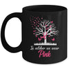 In October We Wear Pink Tree Breast Cancer Awareness Mug | teecentury