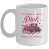In October We Wear Pink Truck Breast Cancer Awareness Mug Coffee Mug | Teecentury.com