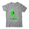 In September We Wear Green Lymphoma Awareness Butterfly T-Shirt & Hoodie | Teecentury.com