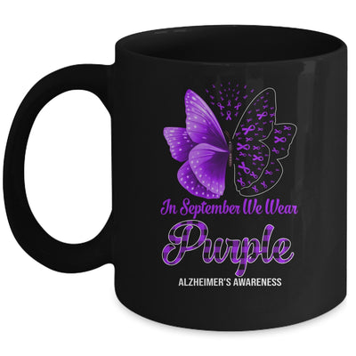 In September We Wear Orange Leukemia Awareness Butterfly Mug Coffee Mug | Teecentury.com