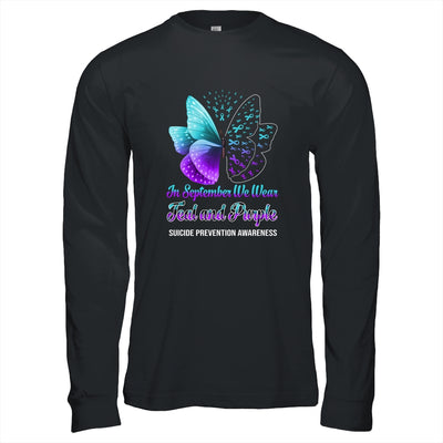 In September We Wear Purple Alzheimer's Awareness Butterfly T-Shirt & Hoodie | Teecentury.com