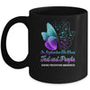 In September We Wear Purple Alzheimer's Awareness Butterfly Mug Coffee Mug | Teecentury.com