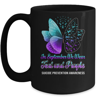 In September We Wear Purple Alzheimer's Awareness Butterfly Mug Coffee Mug | Teecentury.com