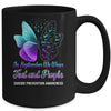 In September We Wear Purple Alzheimer's Awareness Butterfly Mug Coffee Mug | Teecentury.com