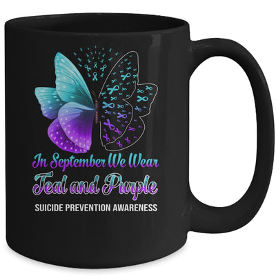 In September We Wear Purple Alzheimer's Awareness Butterfly Mug Coffee Mug | Teecentury.com