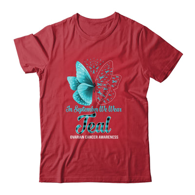 In September We Wear Teal And Purple Suicide Prevention Awareness Butterfly T-Shirt & Hoodie | Teecentury.com