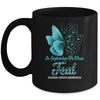 In September We Wear Teal And Purple Suicide Prevention Awareness Butterfly Mug Coffee Mug | Teecentury.com