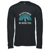 In September We Wear Teal Rainbow Ovarian Cancer Awareness T-Shirt & Hoodie | Teecentury.com
