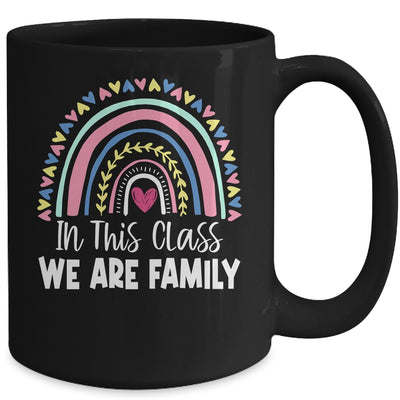 In This Class We Are Family Student Teacher Back To School Mug | teecentury