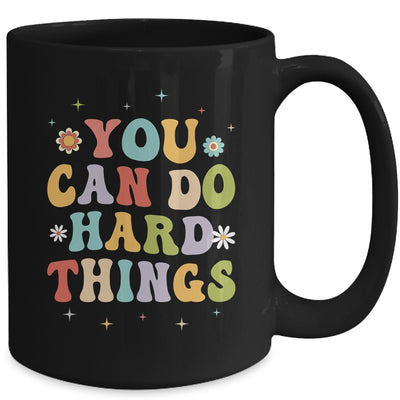 Inspirational Womens Graphics You Can Do Hard Things Mug | teecentury