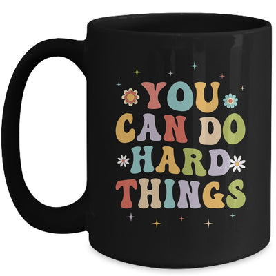 Inspirational Womens Graphics You Can Do Hard Things Mug | teecentury