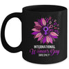 International Womens Day 2023 Gender Equality Sunflower Mug | teecentury