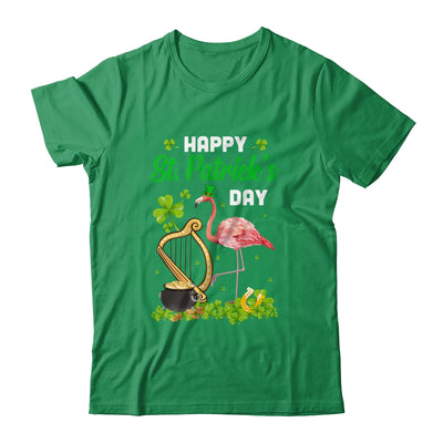 Irish Flamingo Green Saint Patrick Day Lucky St Pattys T-Shirt & Hoodie | Teecentury.com