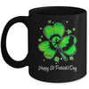 Irish Shamrock Tie Dye Happy St Patrick's Day Boy Girl Women Mug | teecentury