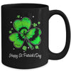 Irish Shamrock Tie Dye Happy St Patrick's Day Boy Girl Women Mug | teecentury