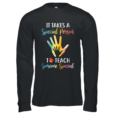It Takes A Special Person To Teach Someone Special Teacher T-Shirt & Hoodie | Teecentury.com